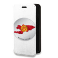 Дизайнерский горизонтальный чехол-книжка для Xiaomi RedMi Note 10 флаг Киргизии