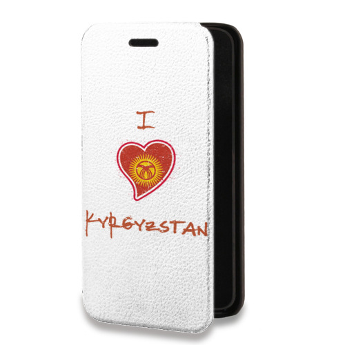 Дизайнерский горизонтальный чехол-книжка для Xiaomi Mi 11 флаг Киргизии