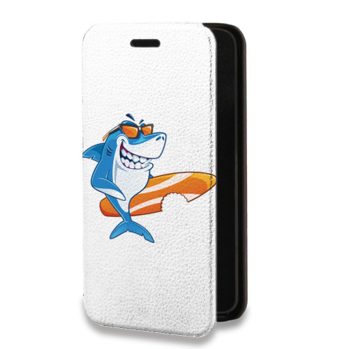 Дизайнерский горизонтальный чехол-книжка для Xiaomi Mi 11 Lite Прозрачные акулы