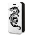 Дизайнерский горизонтальный чехол-книжка для Huawei Honor 30 Прозрачные Драконы