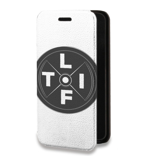 Дизайнерский горизонтальный чехол-книжка для Iphone 12 Pro Прозрачные пауэрлифтинг