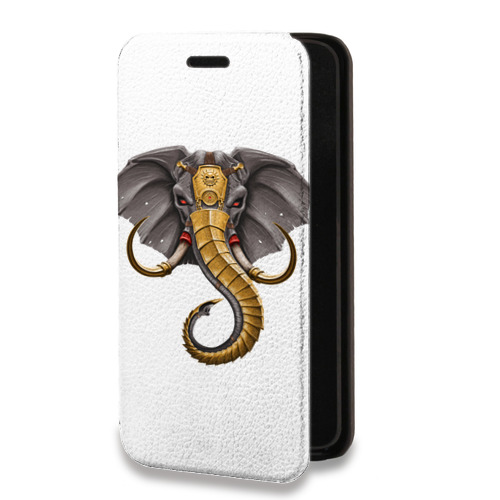 Дизайнерский горизонтальный чехол-книжка для Xiaomi Mi 11 Прозрачные слоны