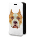 Дизайнерский горизонтальный чехол-книжка для Realme C35 Прозрачные собаки