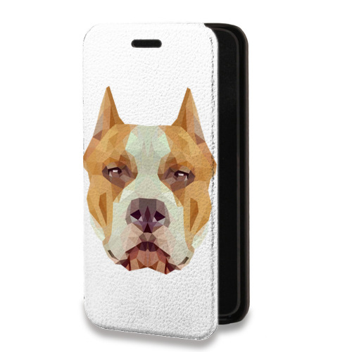 Дизайнерский горизонтальный чехол-книжка для Iphone 13 Pro Прозрачные собаки