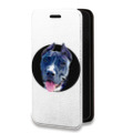 Дизайнерский горизонтальный чехол-книжка для Huawei Honor 50 Lite Прозрачные собаки