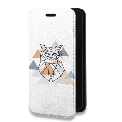 Дизайнерский горизонтальный чехол-книжка для Iphone 12 Pro Прозрачные совы