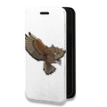 Дизайнерский горизонтальный чехол-книжка для Iphone 13 Mini Прозрачные совы