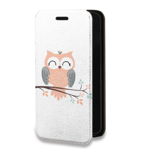 Дизайнерский горизонтальный чехол-книжка для Xiaomi Redmi 10 Прозрачные совы