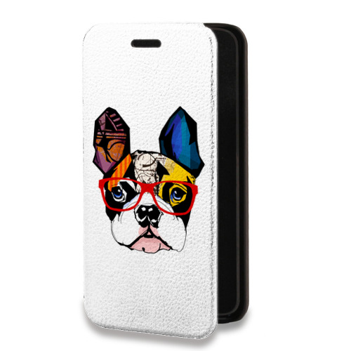 Дизайнерский горизонтальный чехол-книжка для Iphone 12 Pro Max Прозрачные щенки
