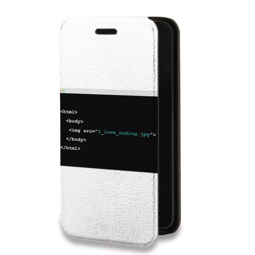 Дизайнерский горизонтальный чехол-книжка для Iphone 14 Pro Max Прозрачное IT