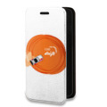 Дизайнерский горизонтальный чехол-книжка для Iphone 12 Pro Прозрачный дрифт
