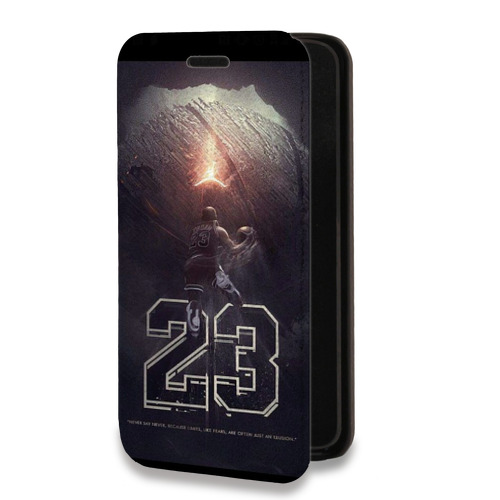 Дизайнерский горизонтальный чехол-книжка для Iphone 11 Pro Майкл Джордан