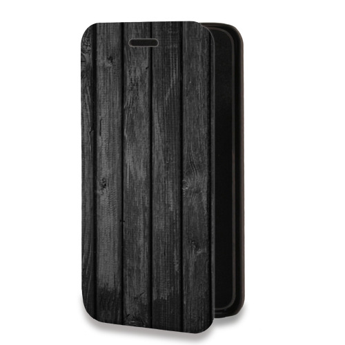 Дизайнерский горизонтальный чехол-книжка для Iphone 11 Pro Дерево
