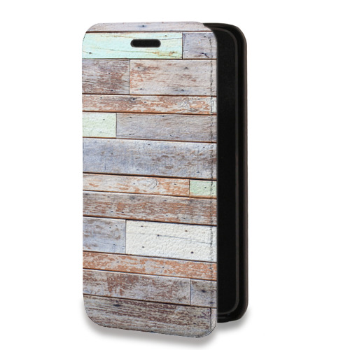 Дизайнерский горизонтальный чехол-книжка для Samsung Galaxy S10 Lite Дерево