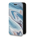 Дизайнерский горизонтальный чехол-книжка для Samsung Galaxy A32 Керамика