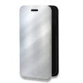 Дизайнерский горизонтальный чехол-книжка для Iphone 7 Plus / 8 Plus Металл