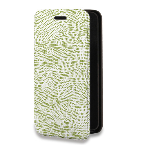 Дизайнерский горизонтальный чехол-книжка для Iphone 7 Plus / 8 Plus Трава
