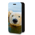 Дизайнерский горизонтальный чехол-книжка для Huawei Honor 50 Медведи