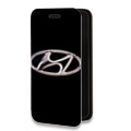 Дизайнерский горизонтальный чехол-книжка для Iphone 7 Plus / 8 Plus Hyundai