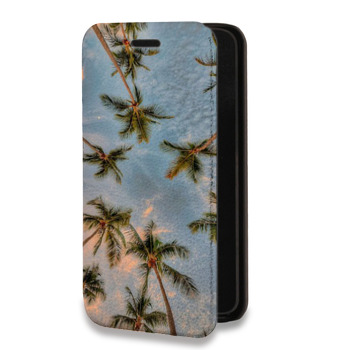 Дизайнерский горизонтальный чехол-книжка для Samsung Galaxy A6 Hawaii (на заказ)