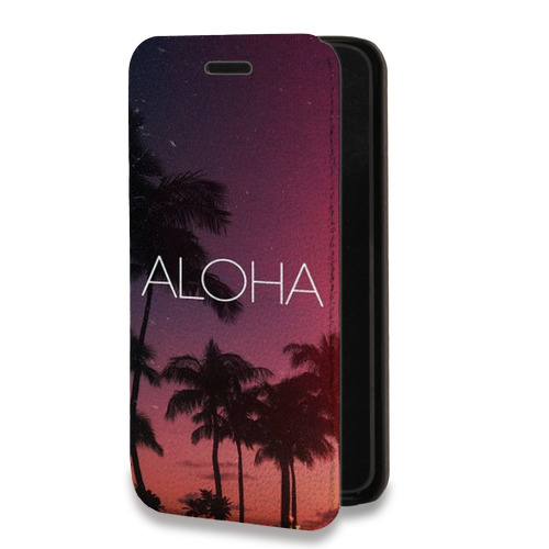 Дизайнерский горизонтальный чехол-книжка для Huawei P Smart (2021) Hawaii