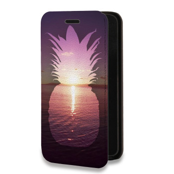 Дизайнерский горизонтальный чехол-книжка для Samsung Galaxy A6 Hawaii (на заказ)