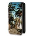 Дизайнерский горизонтальный чехол-книжка для Iphone 13 Mini Hawaii
