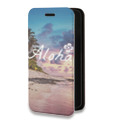 Дизайнерский горизонтальный чехол-книжка для Iphone 7 Plus / 8 Plus Hawaii