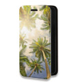 Дизайнерский горизонтальный чехол-книжка для Iphone 14 Pro Hawaii
