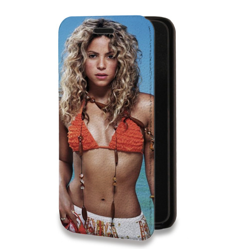 Дизайнерский горизонтальный чехол-книжка для Iphone Xr Shakira