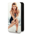 Дизайнерский горизонтальный чехол-книжка для Samsung Galaxy S22 Ultra Shakira