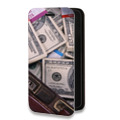 Дизайнерский горизонтальный чехол-книжка для Iphone Xr Текстуры денег
