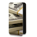 Дизайнерский горизонтальный чехол-книжка для Huawei P40 Lite E Текстуры денег
