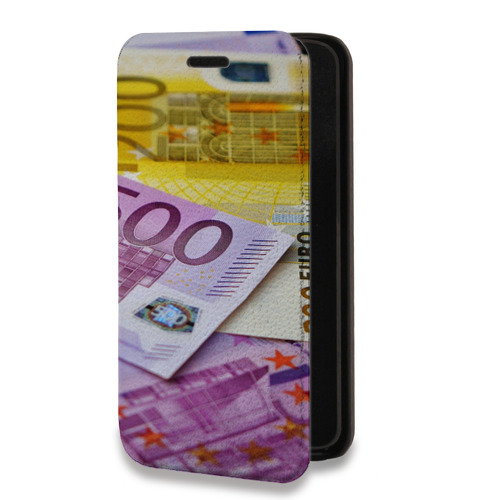 Дизайнерский горизонтальный чехол-книжка для Samsung Galaxy A51 Текстуры денег