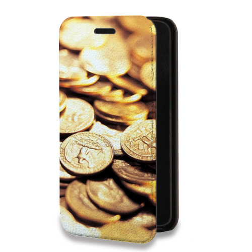 Дизайнерский горизонтальный чехол-книжка для Iphone 11 Pro Max Текстуры денег