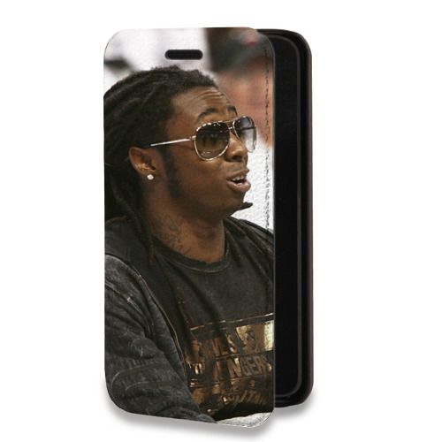 Дизайнерский горизонтальный чехол-книжка для Huawei Honor 30 Pro Lil Wayne