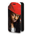 Дизайнерский горизонтальный чехол-книжка для Samsung Galaxy A51 Lil Wayne