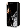 Дизайнерский горизонтальный чехол-книжка для Samsung Galaxy A51 Lil Wayne