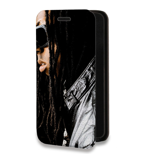 Дизайнерский горизонтальный чехол-книжка для Nokia 5.4 Lil Wayne