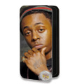 Дизайнерский горизонтальный чехол-книжка для Iphone 12 Pro Lil Wayne