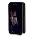 Дизайнерский горизонтальный чехол-книжка для Iphone 14 Pro Эмма Робертс