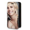 Дизайнерский горизонтальный чехол-книжка для Samsung Galaxy S10 Эмма Робертс