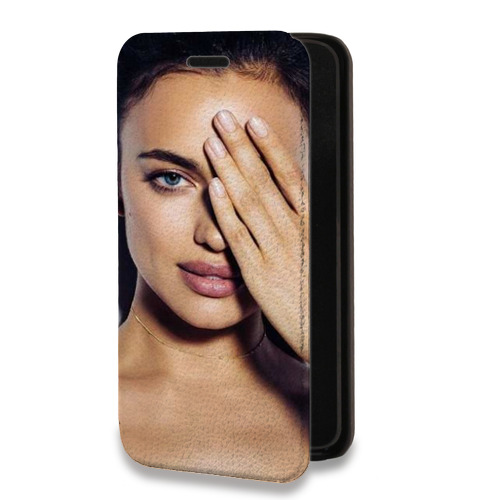 Дизайнерский горизонтальный чехол-книжка для Samsung Galaxy S9 Ирина Шейк