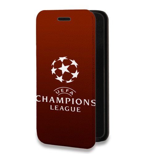 Дизайнерский горизонтальный чехол-книжка для Iphone 14 Pro Max лига чемпионов