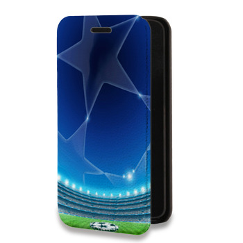 Дизайнерский горизонтальный чехол-книжка для Huawei P20 лига чемпионов (на заказ)