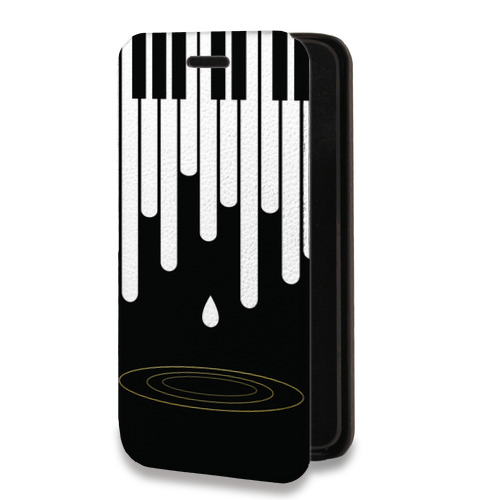 Дизайнерский горизонтальный чехол-книжка для Nokia 7 Дизайнерское пианино