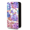 Дизайнерский горизонтальный чехол-книжка для Samsung Galaxy S22 Ultra Органические цветы