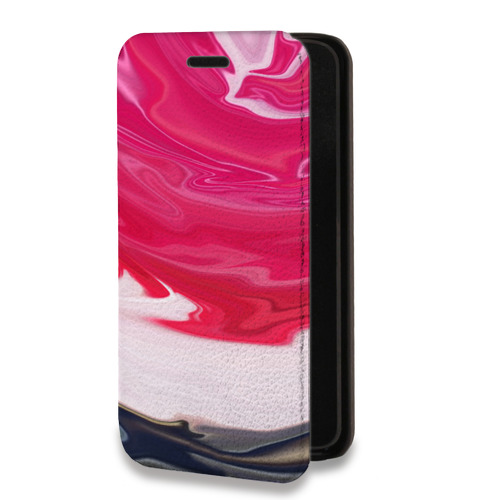 Дизайнерский горизонтальный чехол-книжка для Samsung Galaxy S10 Lite Цветные агаты