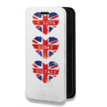 Дизайнерский горизонтальный чехол-книжка для Realme 6 Pro British love
