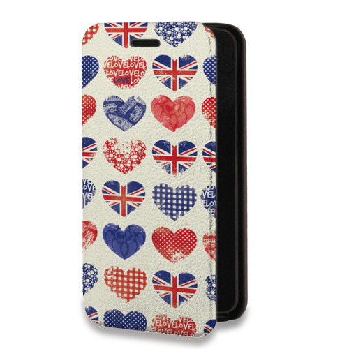 Дизайнерский горизонтальный чехол-книжка для Huawei Honor 30 British love
